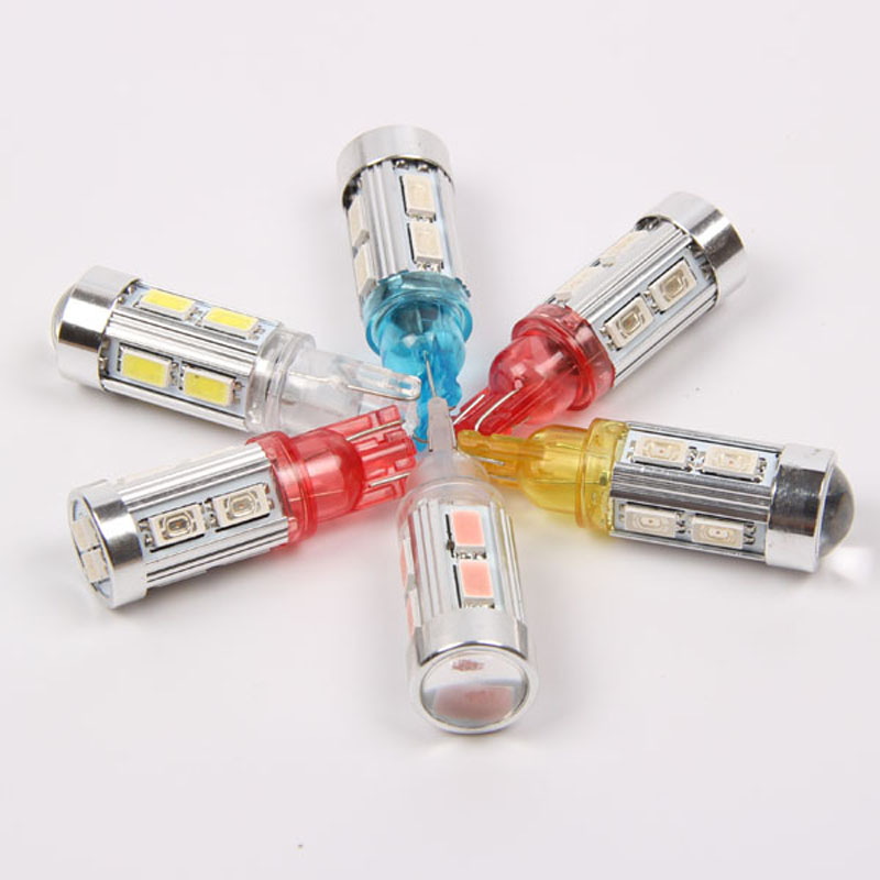 スーパー明るい車のledライトt10ウェッジw5w 168 194 5630 10smd